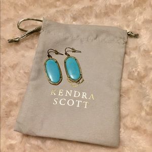 Turquoise Kendra Scott “Elle” earrings